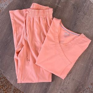 Peach Scrub Set Size XSmall